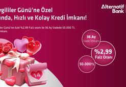 Alternatif Bank’tan Sevgililer Günü’ne özel kredi kampanyası
