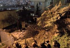 Beyoğlu’nda istinat duvarı çöktü, iki bina tedbir amacıyla boşaltıldı