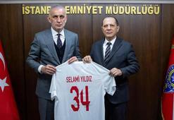 TFF Başkanı Hacıosmanoğlu, İstanbul Emniyet Müdürü Yıldız'ı ziyaret etti