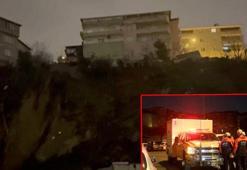 Üsküdar'da toprak kayması; 2 bina boşaltıldı