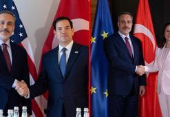 Bakan Fidan'dan peşpeşe önemli görüşmeler