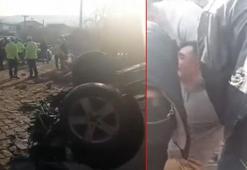 Otomobiliyle evin bahçesine uçan alkollü sürücünün ricası; Ne olur polisi aramayın