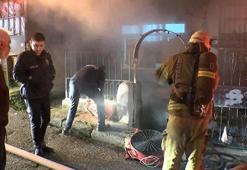 Şişli'de 3 katlı binanın bodrum katında yangın çıktı; içeride bir kişi baygın halde bulundu