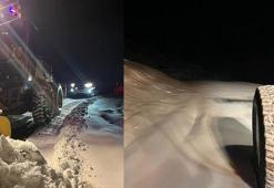 Elazığ’da, 94 köy yolu kardan kapandı