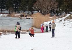 Gölcük Tabiat Parkı'na ziyaretçi akını