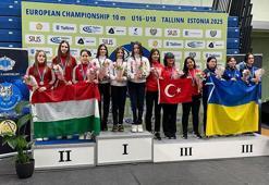 Türkiye U18 Havalı Silahlar Kadın Milli Takımı, Avrupa 3'üncüsü oldu