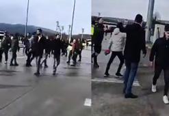 Fenerbahçe ile Amedspor taraftarları, karşılaştıkları dinlenme tesisinde kavga etti