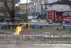 Metan gazından çıktığı değerlendirilen yangın, kontrollü olarak 2 gündür sürüyor