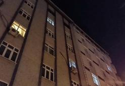 Küçükçekmece'de 7 katlı bina duvarlarından gelen sesler üzerine tahliye edildi