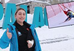 Türkiye'nin ilk ve tek kadın downhill skiing sporcusu Duru: İtalya'da kırık parmakla yarıştım