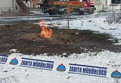 Sondaj sırasında çıkan yangın, 4 gündür aynı seviyede devam ediyor