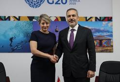 Bakan Fidan, Kanada Dışişleri Bakanı Joly ile bir araya geldi