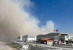 Aydın'da kağıt fabrikasında yangın