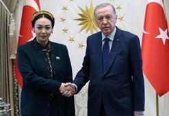 Cumhurbaşkanı Erdoğan, Türkmenistan Meclis Başkanı Gulmanova'yı kabul etti