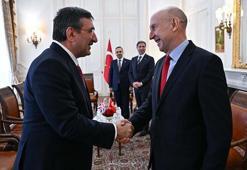 Cumhurbaşkanı Yardımcısı Yılmaz, İngiltere Savunma Bakanı Healey ile bir araya geldi