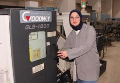 Makine bölümünün tek kız öğrencisi Nisa Nur'un hayali mühendis olmak