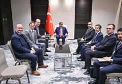 Cumhurbaşkanı Yardımcısı Yılmaz, Birleşik Krallık İhracat Finans Kurumu Başkanı Reid ile görüştü