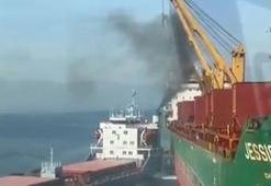 Bursa Gemlik'te gemi kazası