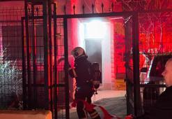 Komşusunda iftardayken evinde yangın çıktı