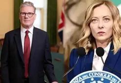 İtalya Başbakanı Meloni ve İngiltere Başbakanı Starmer bir araya geldi