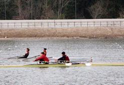 Meriç Nehri'nde Büyükler Türkiye Kürek Şampiyonası hazırlıkları tamamlandı