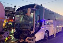 4 araç zincirleme kazaya karıştı: kaza kamerada