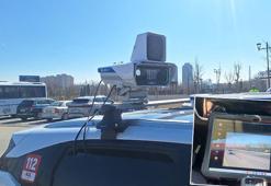 6 şeritli yolda yapay zeka destekli hız ihlali tespiti