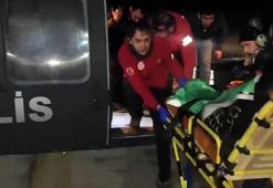 Polis helikopteri hamile kadın için havalandı