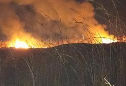 Hatay'da sazlık yangını söndürüldü