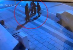 İki grup arasındaki kavgada boynundan bıçaklandı; o anlar kamerada