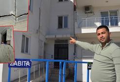 Antalya'da yıkılma tehlikesiyle mühürlenen binadan tahliye edilenler, eşyalarını zabıta eşliğinde alabilecek