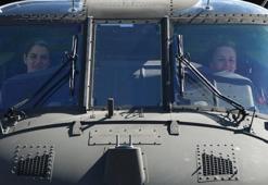 TSK'nın kadın pilotları helikopterlerle görevden göreve koşuyor