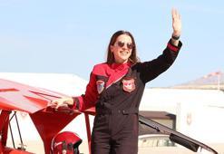 Akrobasi pilotu Semin Öztürk Şener’den 'Kadınlar Günü'ne özel gösteri