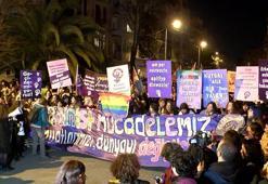 Beyoğlu ve Kadıköy'de 8 Mart Dünya Kadınlar Günü kutlandı