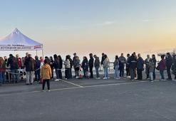 Tekirdağ’da 5 bin kişinin katıldığı iftar etkinliğinde uzun kuyruklar oluştu