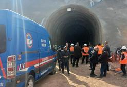 Tünel inşaatında kaya düştü: 1 ölü, 1 yaralı
