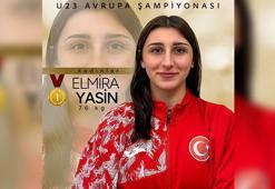 Elmira Yasin, U23 Avrupa Güreş Şampiyonası'nın 76 kilogram kategorisinde Avrupa şampiyonu oldu