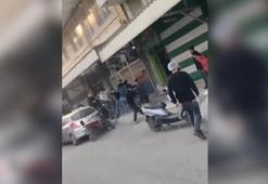 Şanlıurfa’da yol ortasında kavga kamerada