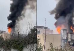 Ataşehir'de tadilat nedeniyle boşaltılan AVM'de çıkan yangın söndürüldü