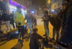 Polisten kaçan ehliyetsiz sürücü motosikletten düşüp yaralandı