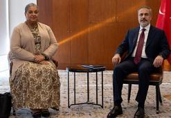 Bakan Fidan, BM Libya Özel Temsilcisi Tetteh'i kabul etti