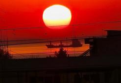 Hatay'da gün batımı, kartpostallık görüntüler oluşturdu