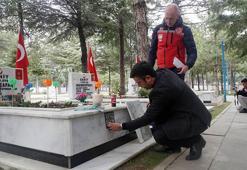 Şehit kabirlerinde karekod uygulaması