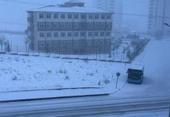 Sivas'ta eğitime 'kar' engeli