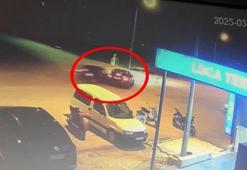 Edirne’de iki otomobilin çarpıştığı kaza kamerada: 4 yaralı