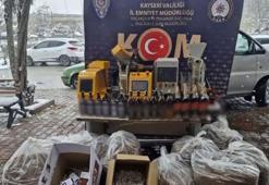 Kayseri'de kaçak tütün ve sahte içki operasyonu: 1 gözaltı