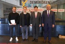 Çin heyetinden DHA’ya ziyaret