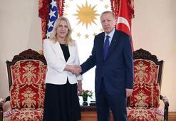 Cumhurbaşkanı Erdoğan, Bosna Hersek Devlet Başkanlığı Konseyi Başkanı Jelka Sviyanovic ile görüştü