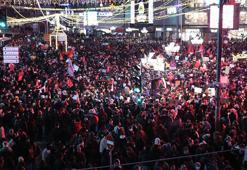 Ankara'da polis ile göstericiler arasında 'İmamoğlu' arbedesi; gözaltılar var
