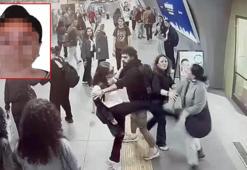 Gayrettepe metro istasyonunda kavga: Yürüyen merdivende saldıran kadın aşağı düştü
